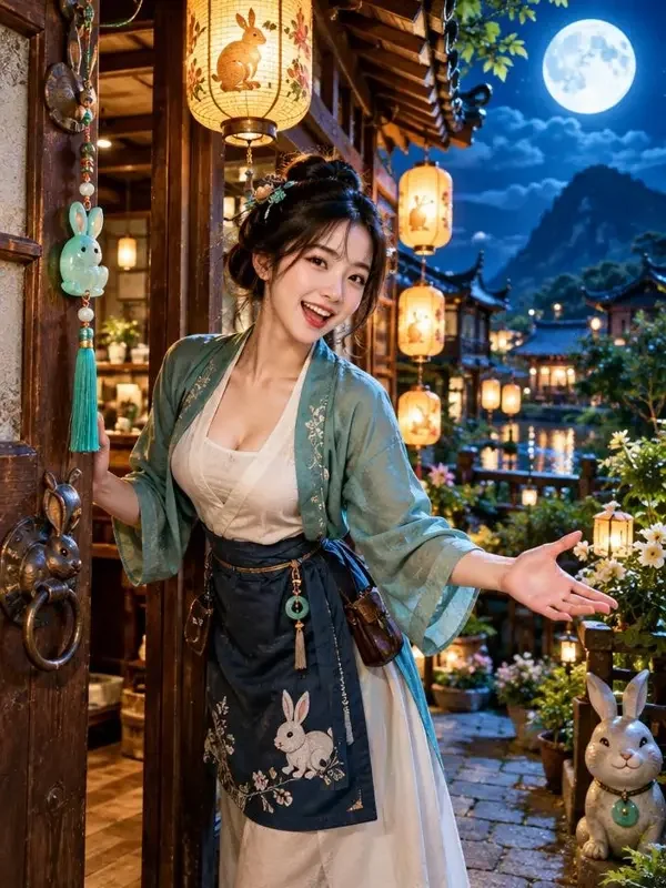 《新月客栈：老板娘不好惹》短剧封面 - 古风爽剧